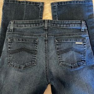 Michael Kors boot cut blue jeans